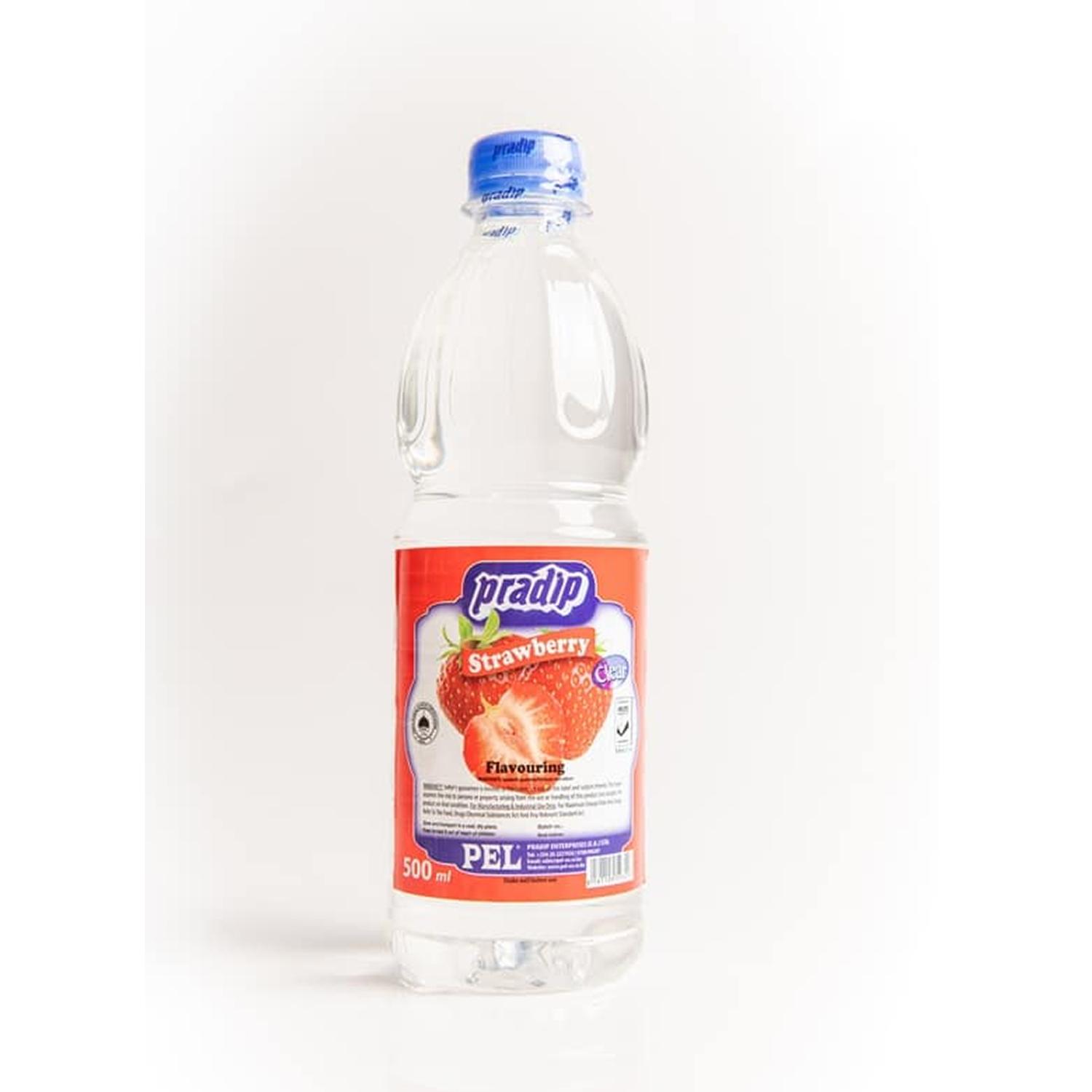 PRADIP STRAWBERRY CLEAR FLAVOUR 500ML