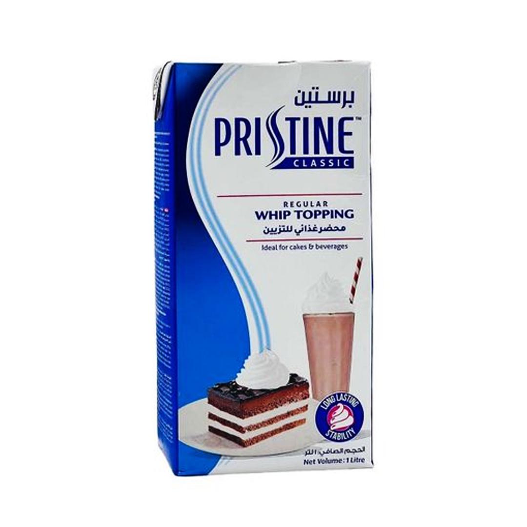 PACK OF 12 - PRISTINE WHIPPING CREAM 1LITRE