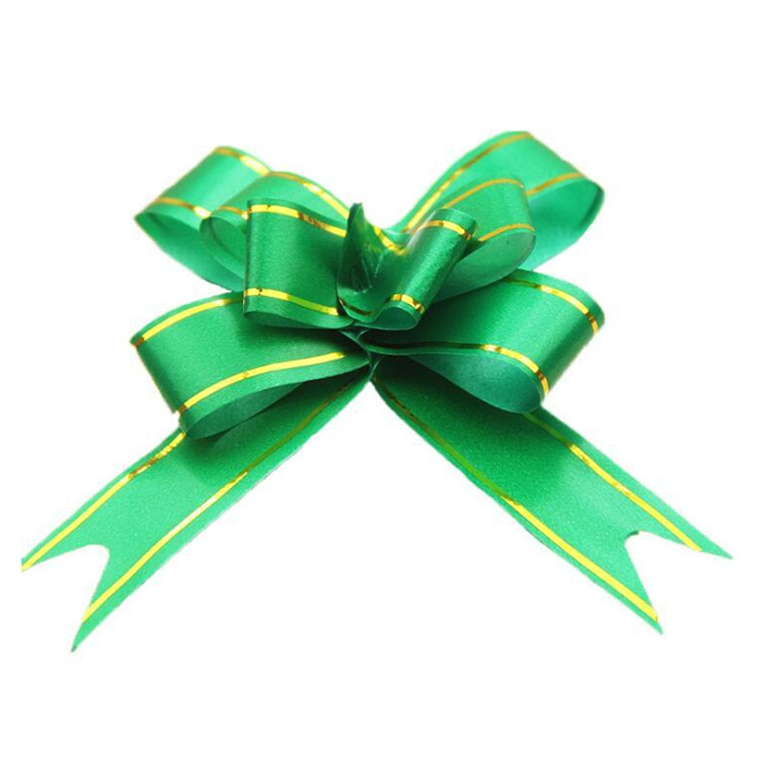 PULL FLOWER RIBBON 1/2'' GREEN