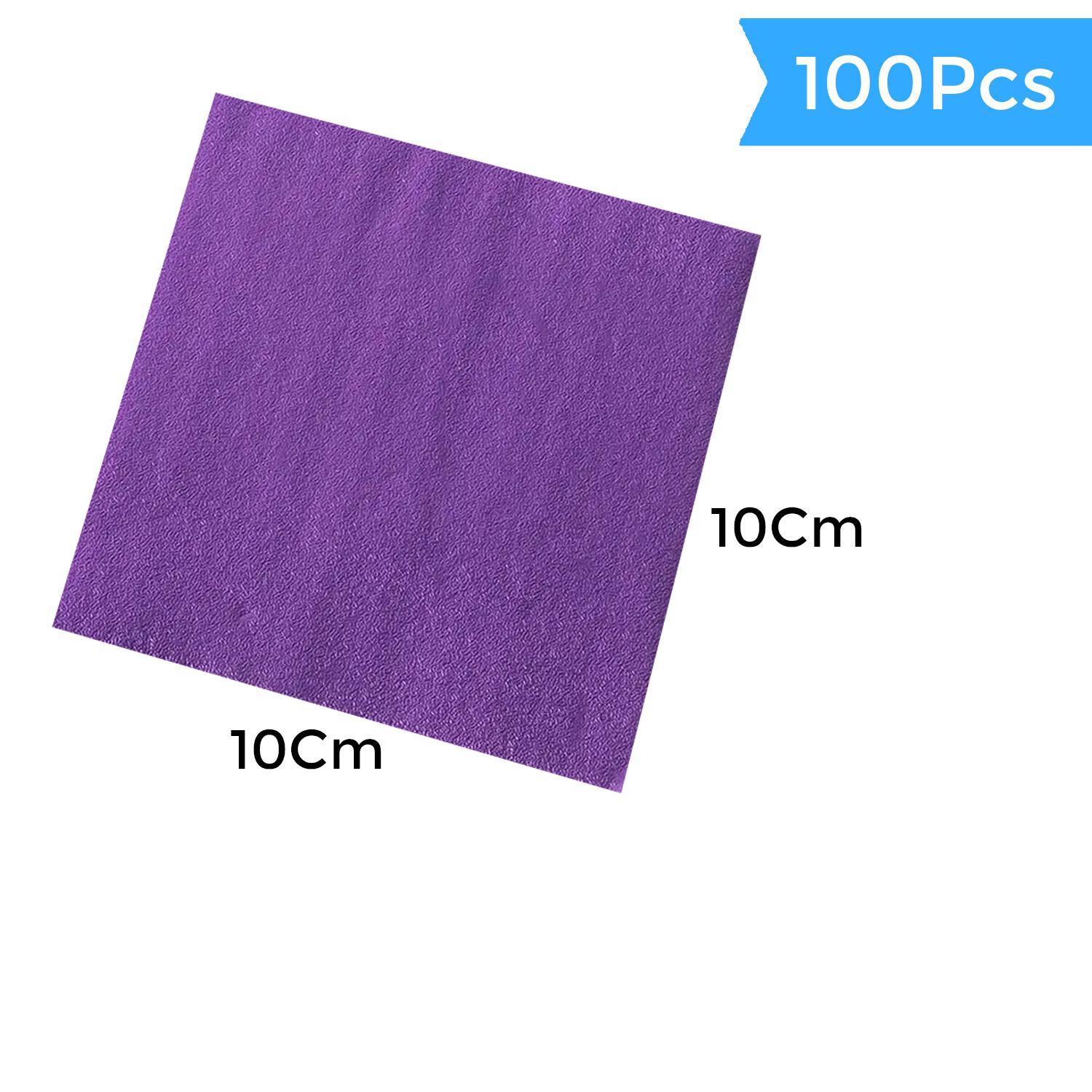 PURPLE CHOCOLATE WRAPPERS 10X10CM 100PCS