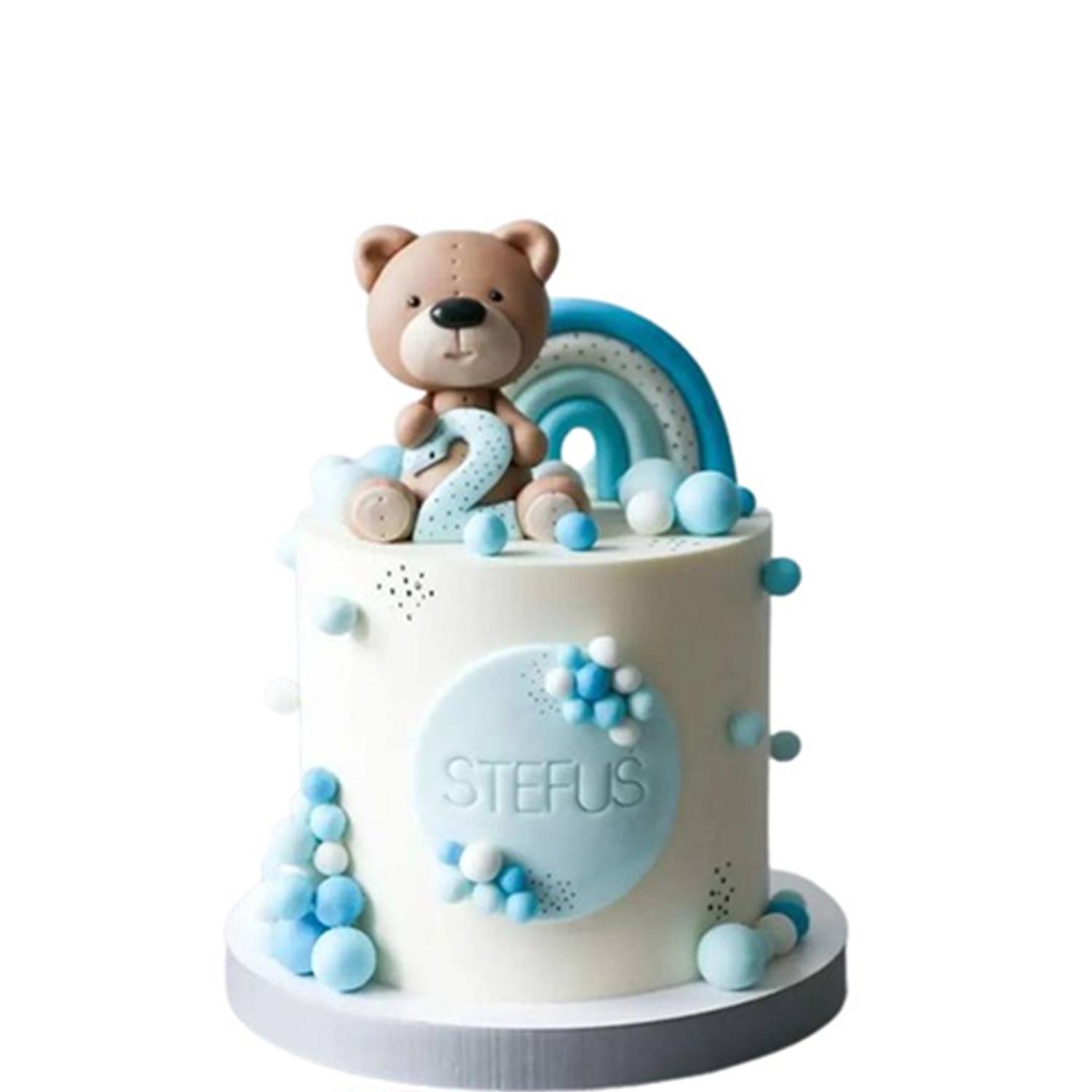 PURPLE SUGARCRAFT BROWN TEDDY BEAR