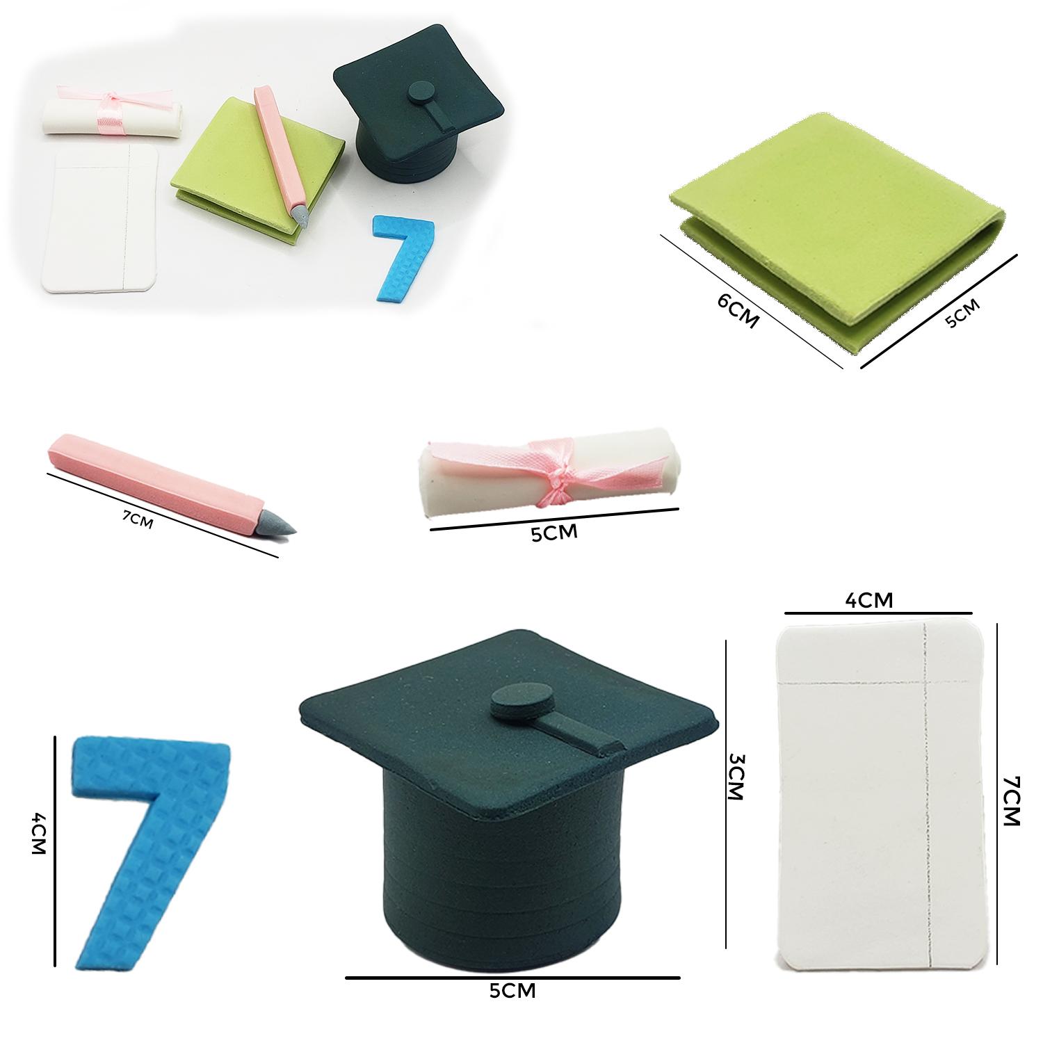 PURPLE SUGARCRAFT EDIBLE GRADUATION PACK
