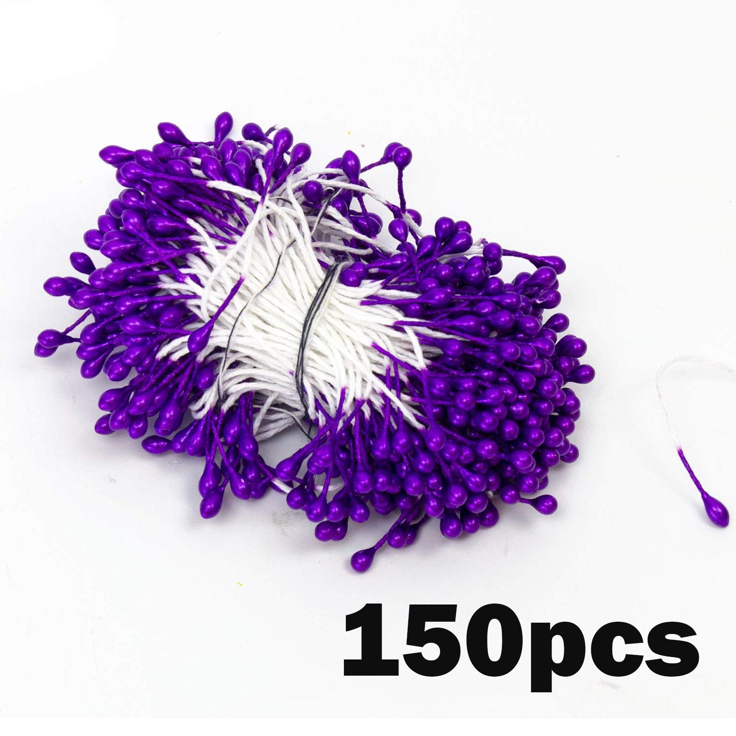 PURPLE STAMENS 150PCS