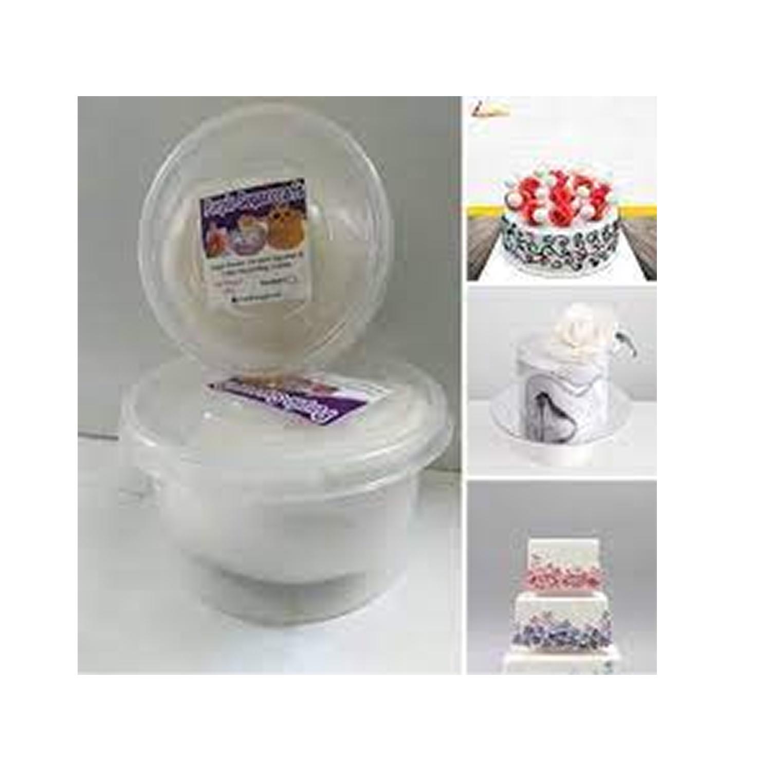 PURPLE SUGAR WHITE FONDANT 500GMS