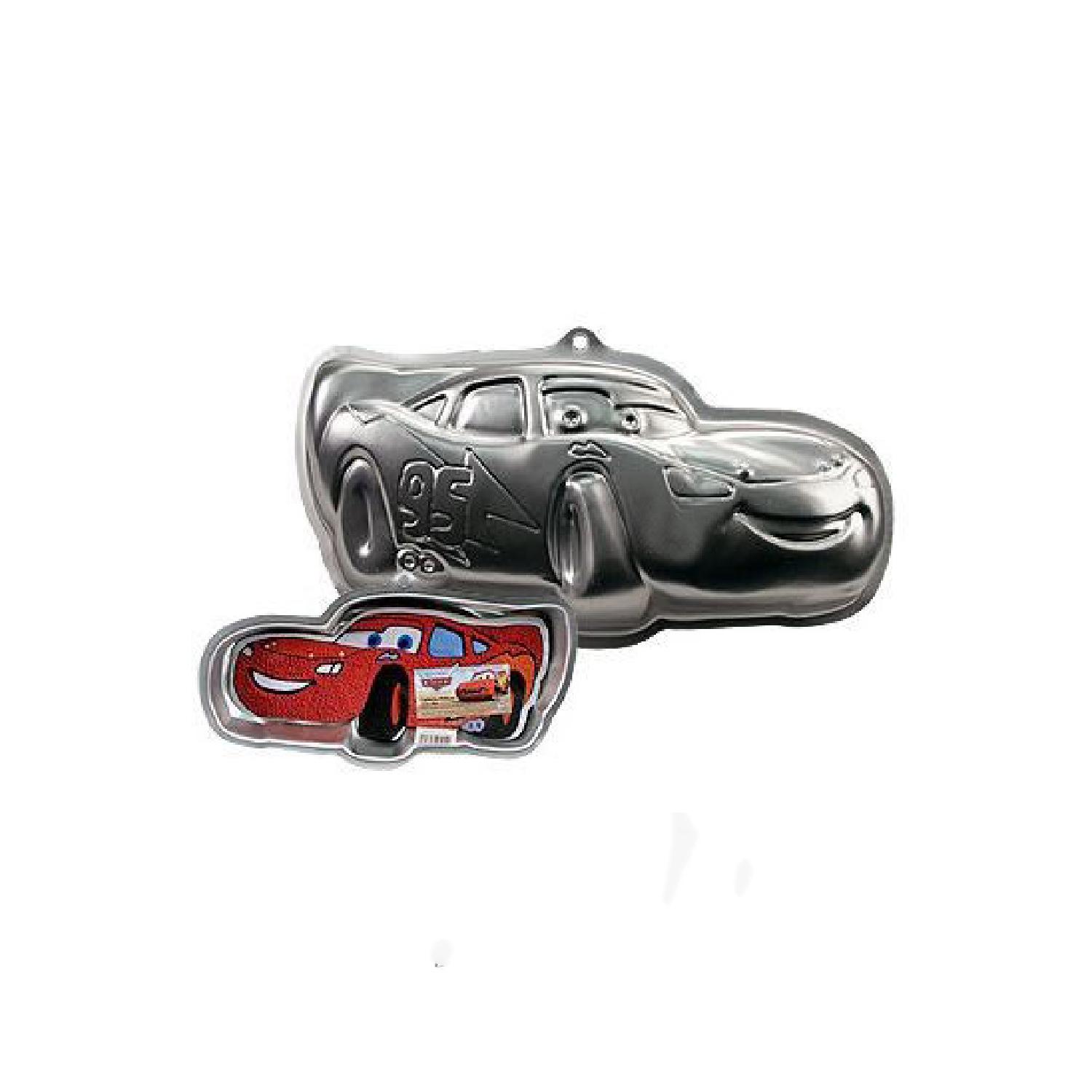 RACE CAR SHAPED CAKE PAN TIN