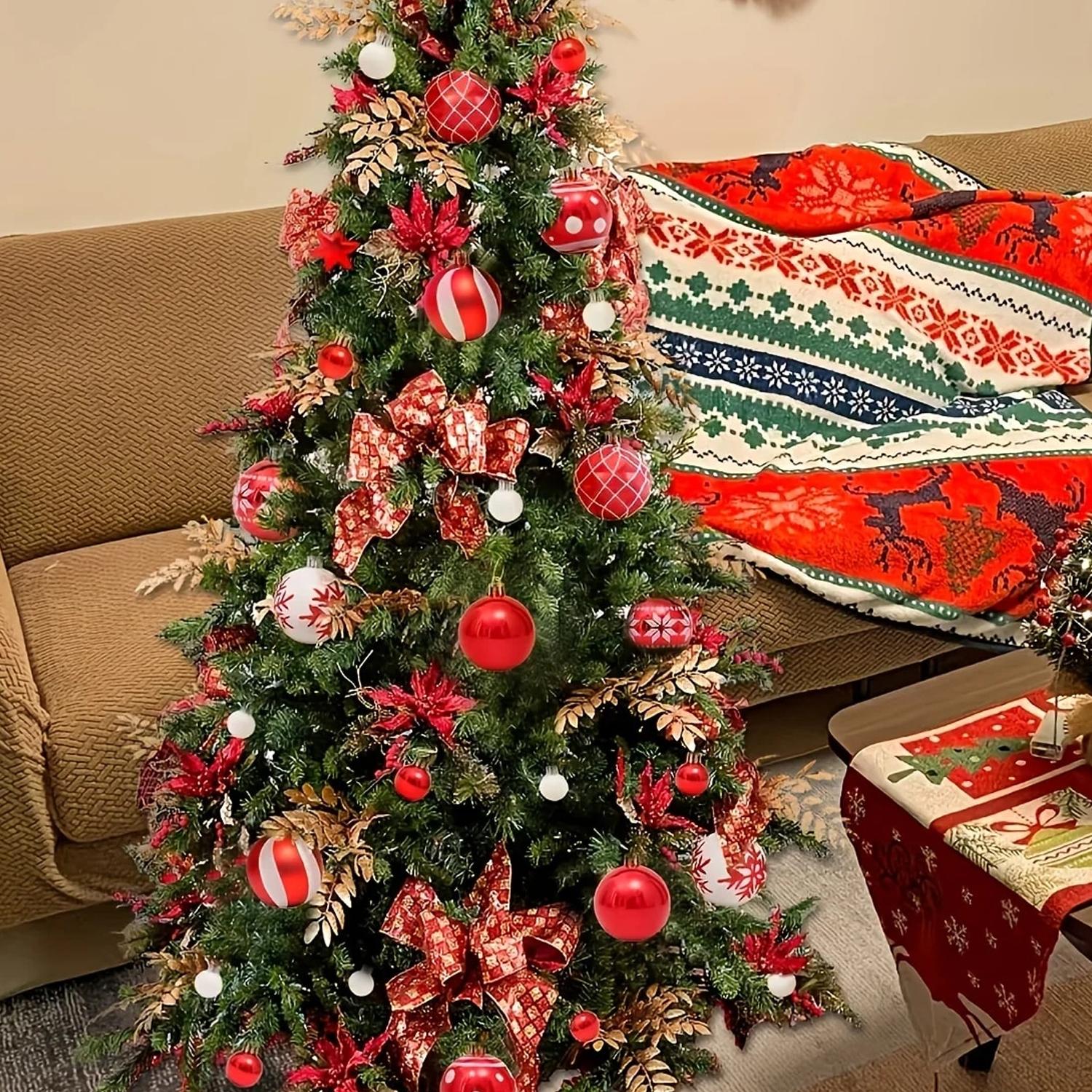 RED CHRISTMAS BALL 3CM