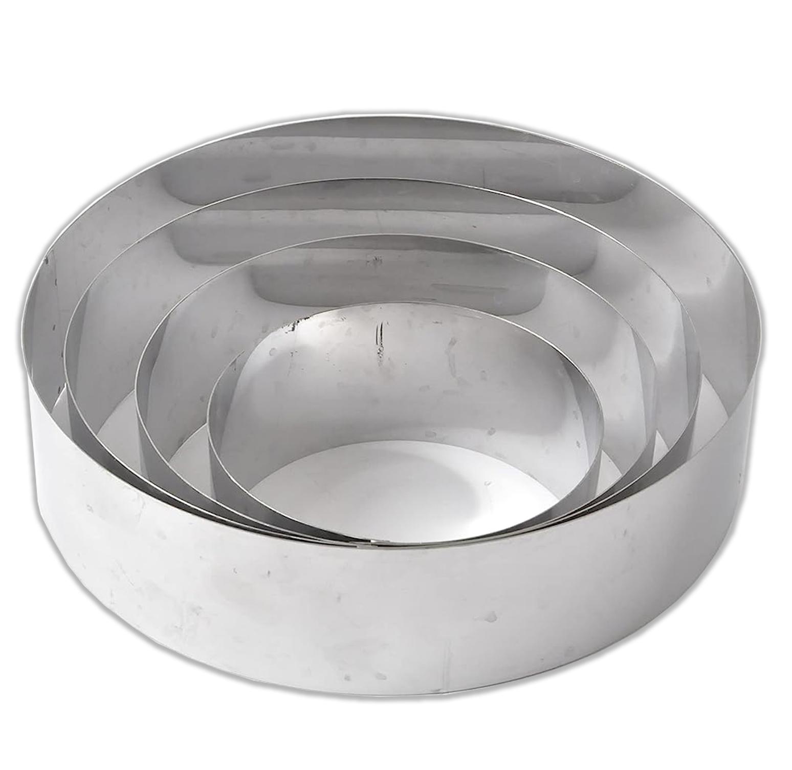 ROUND BAKING RING SET 6'' 8'' 10'' 12''