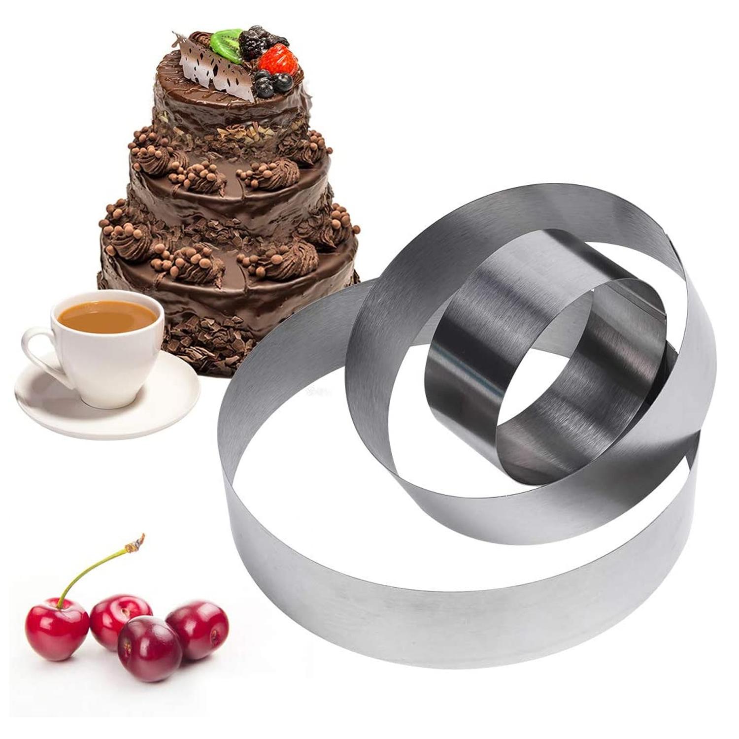 ROUND BAKING RING SET 6'' 8'' 10'' 12''