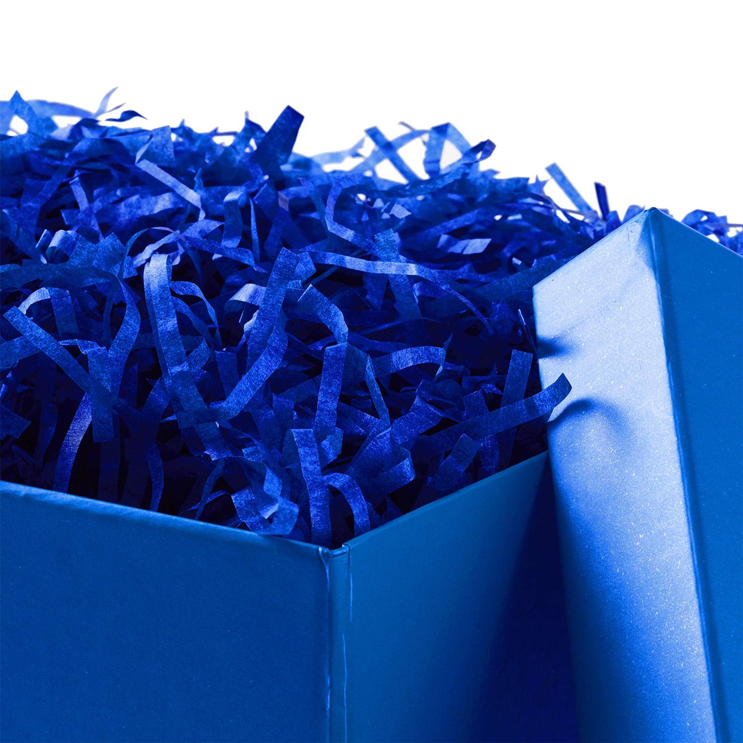 ROYAL BLUE SHREDDED PAPER