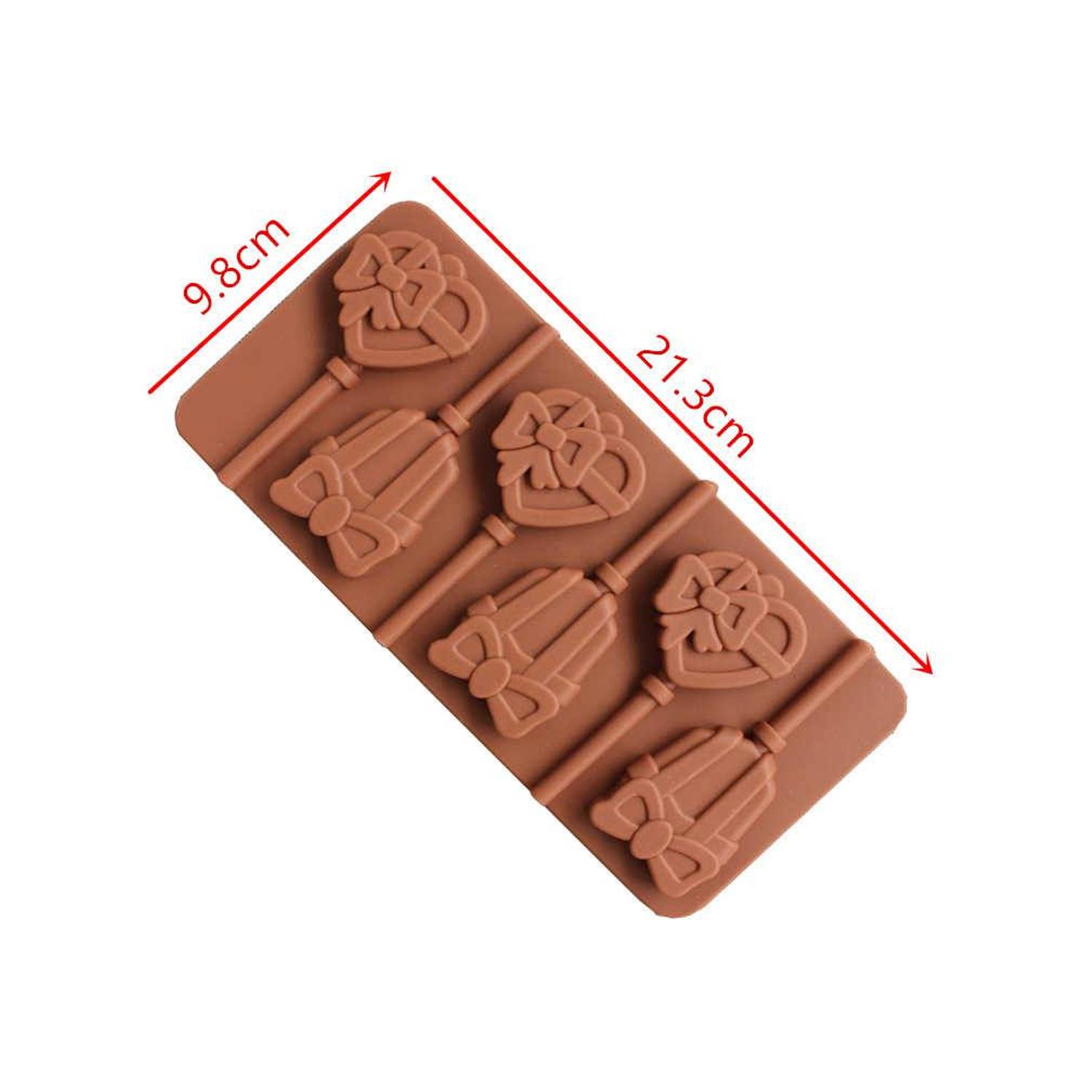 SCM0021 LOLLIPOP LOVE BOW TIE CANDY MOLD
