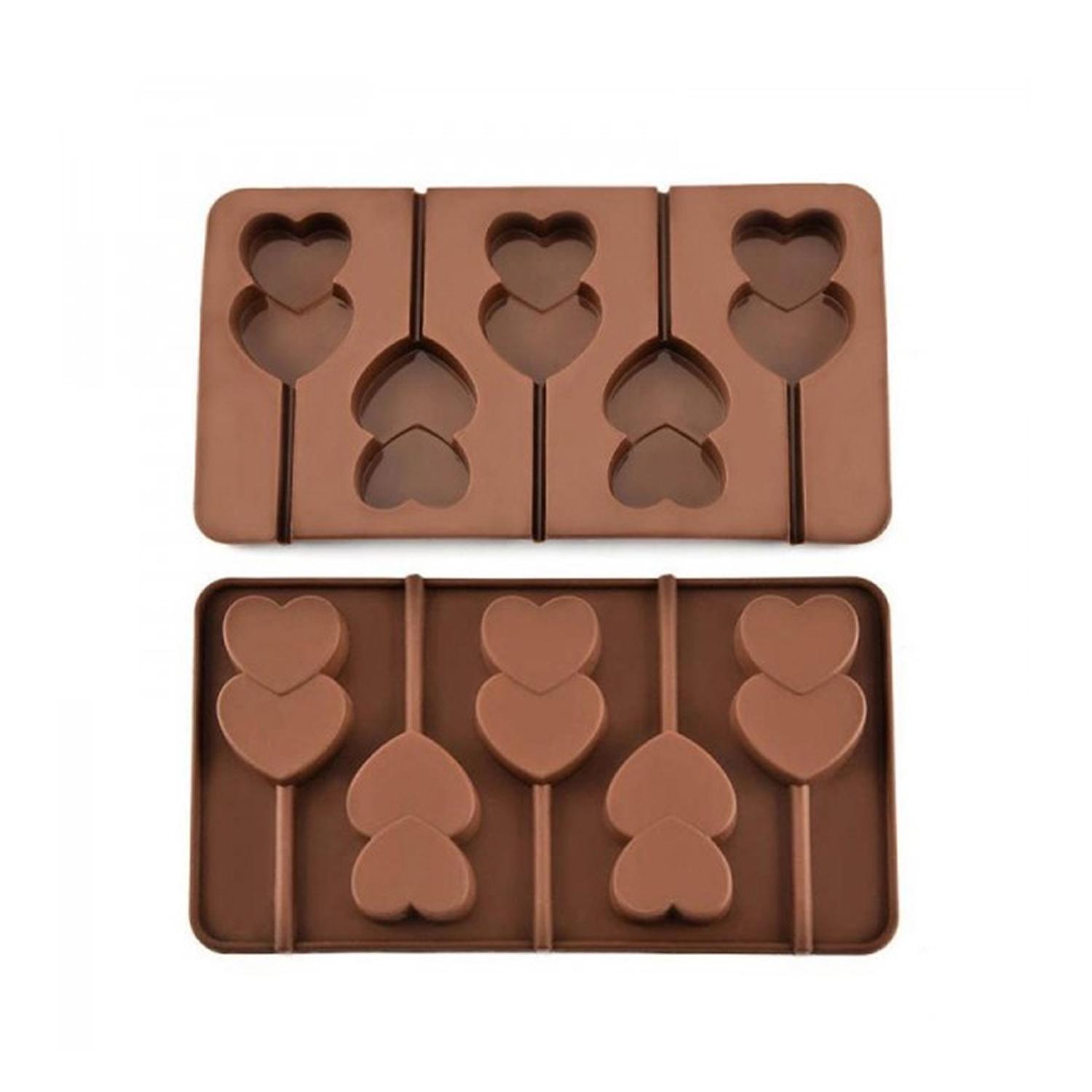 HEART SHAPE LOLLIPOP SILICON MOLD