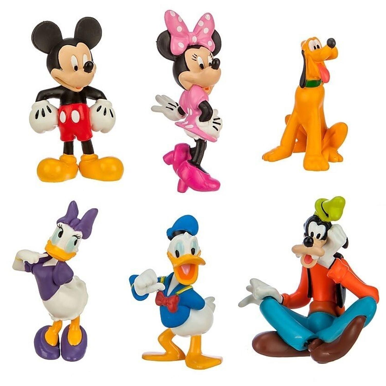 SET OF 6 MICKEY MOUSE FIGURINES