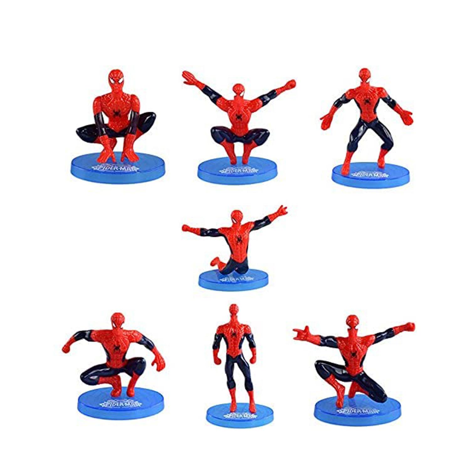 SET OF 7 SPIDERMAN TOPPER