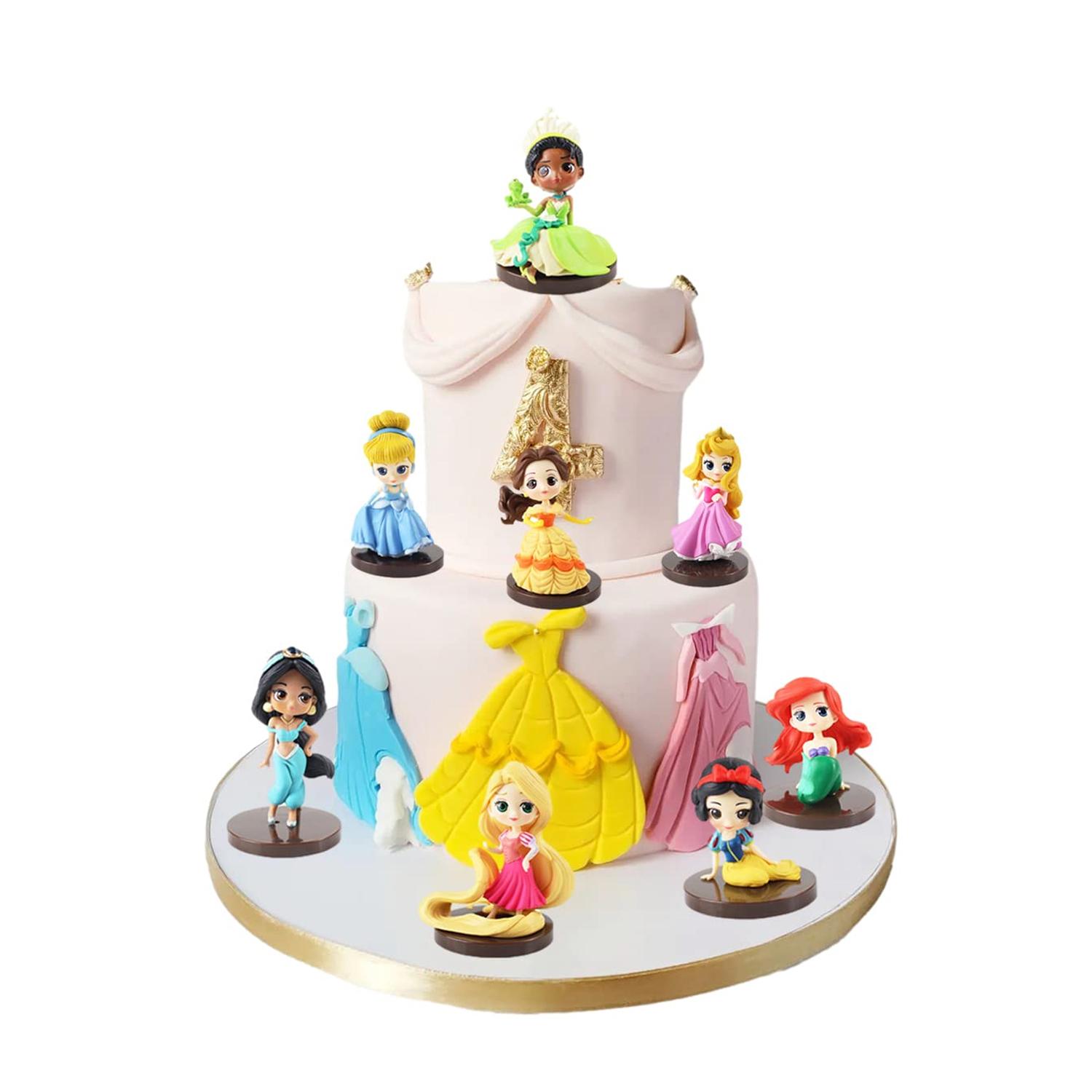SET OF 8 PRINCESS CAKE TOPPER