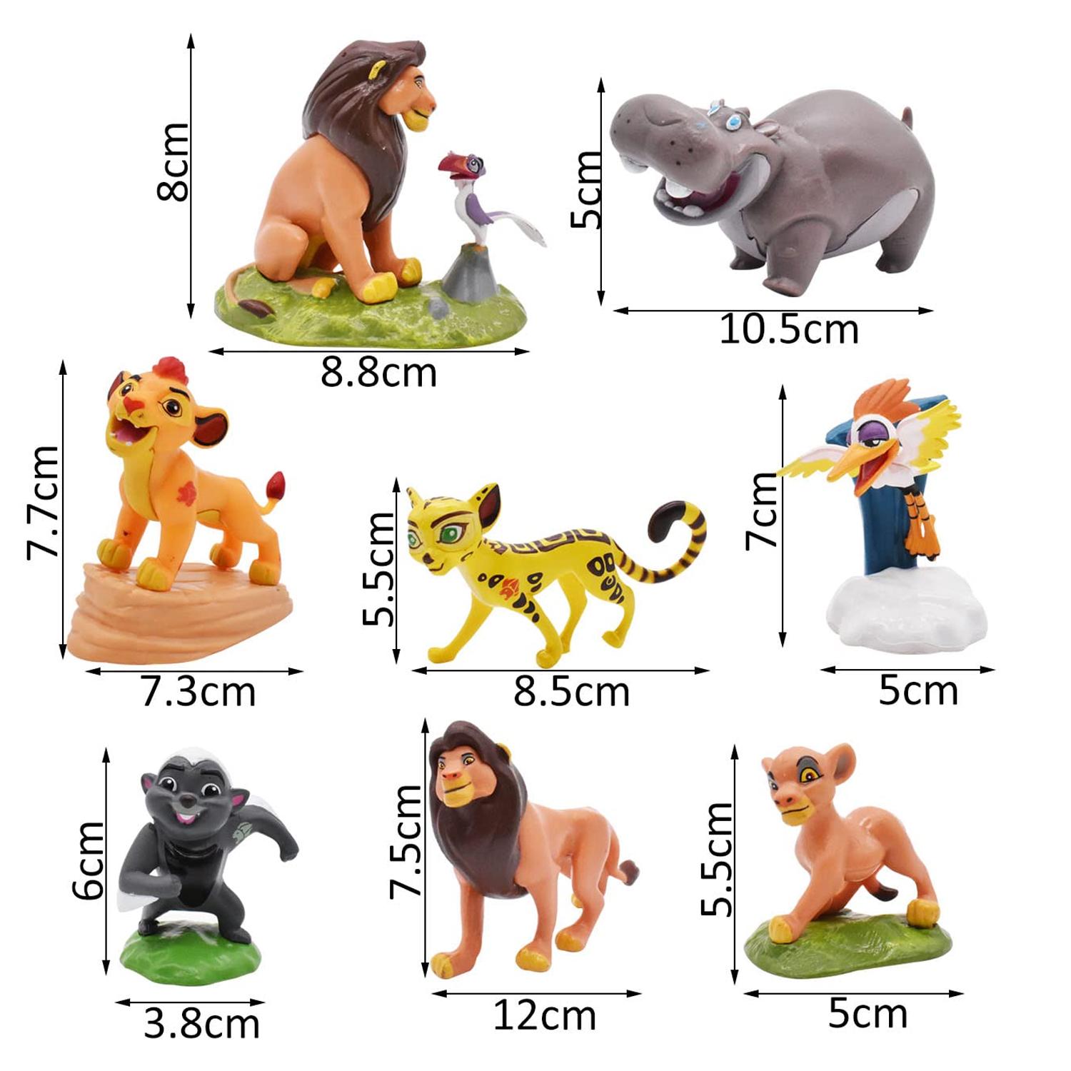 SET OF 9 LION KING TOPPERS