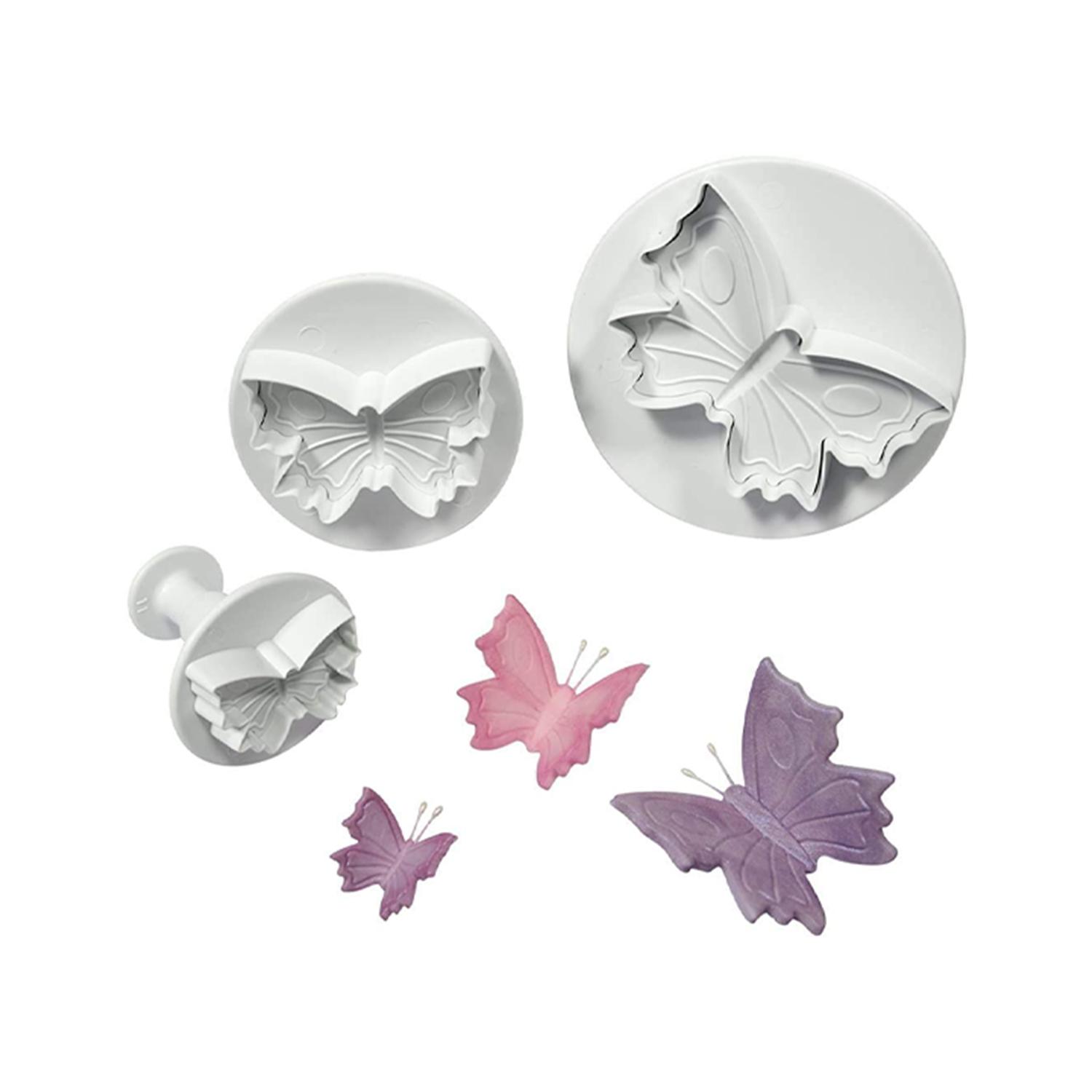 SET OF 3 BUTTERFLY PLUNGER CUTTER