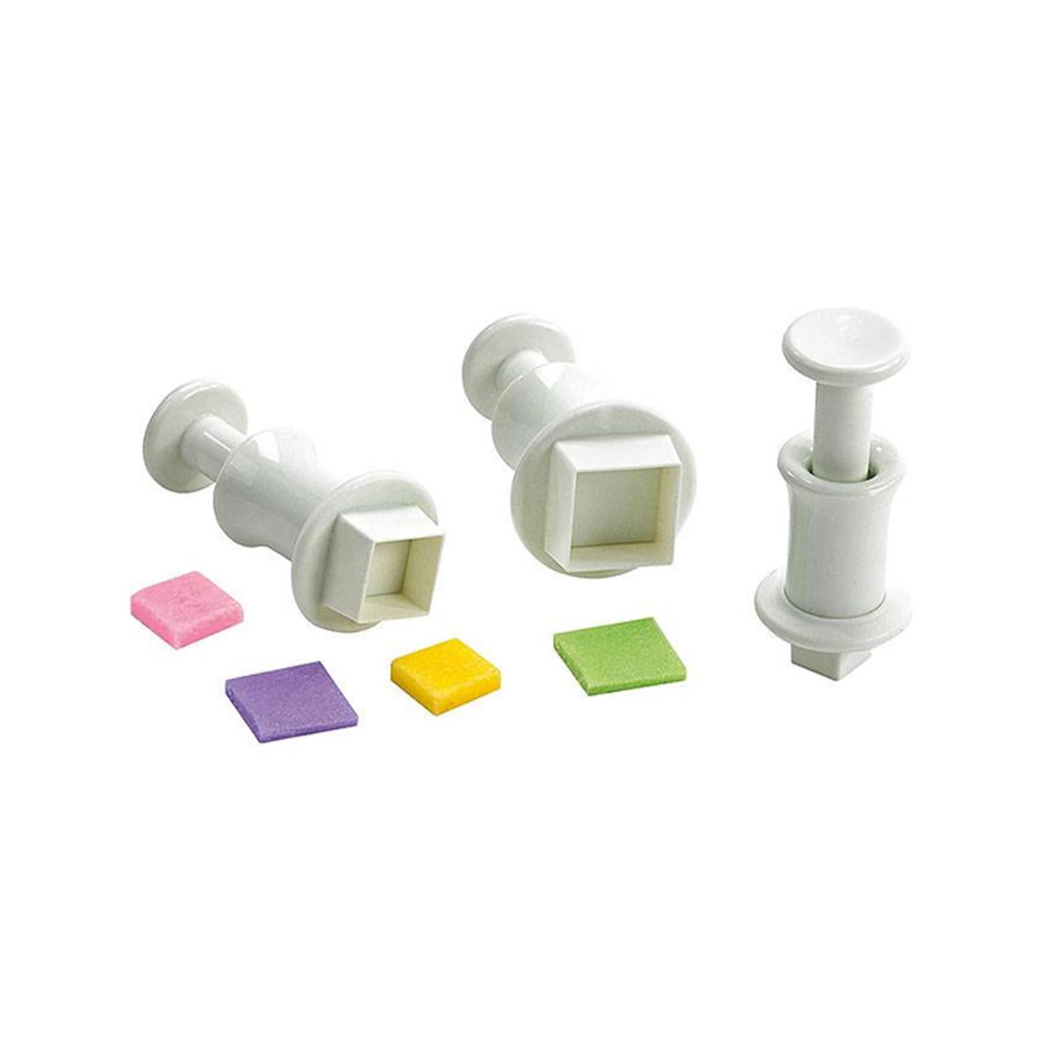 SET OF 3 SQUARE PLUNGER CUTTER