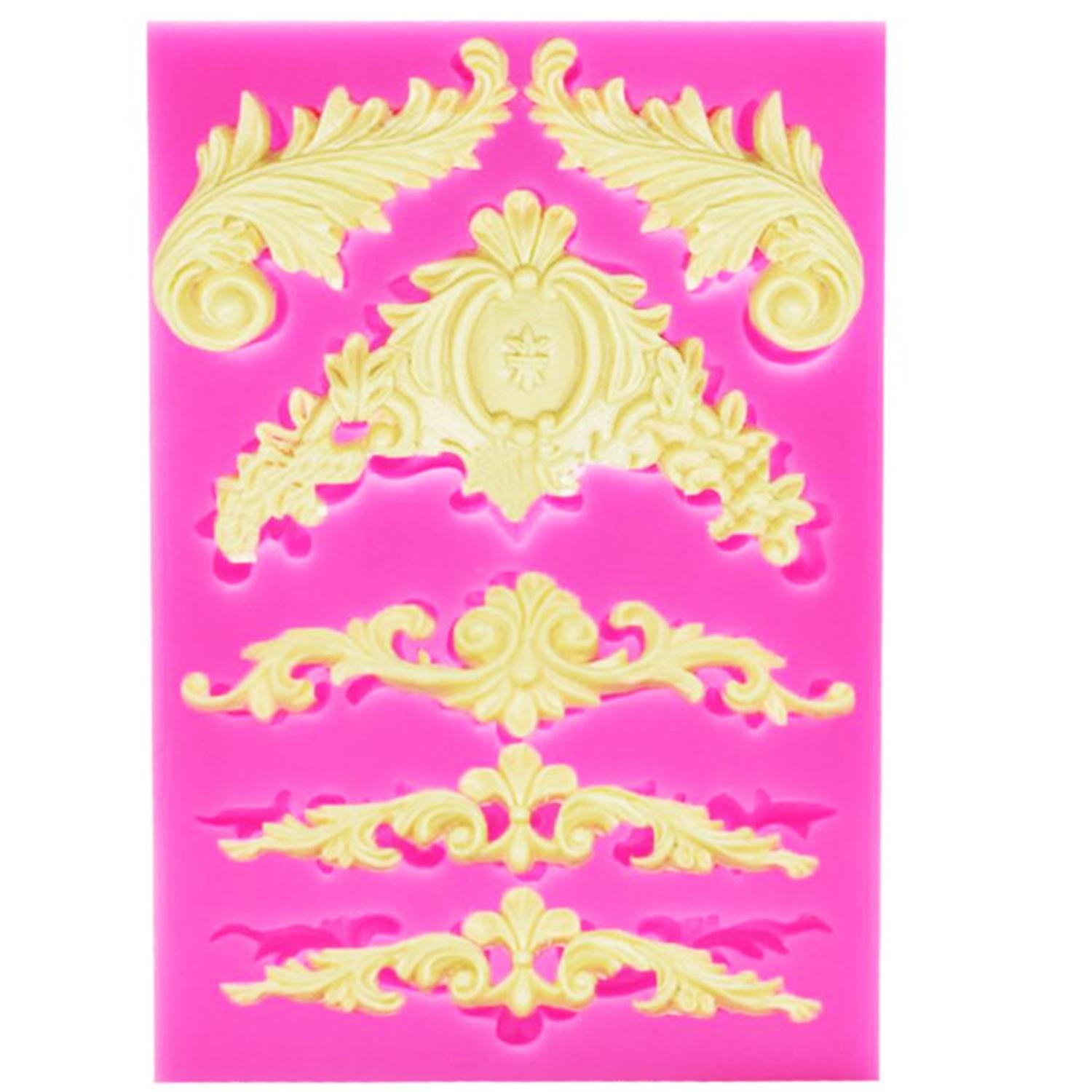 SFGM0035 DAMASK ACCENTS 5 STYLES BORDER MOULD