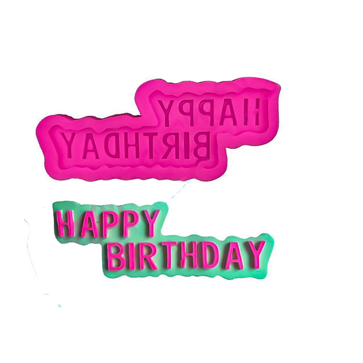SFGM0074 HAPPY BIRTHDAY SILICONE MOULD