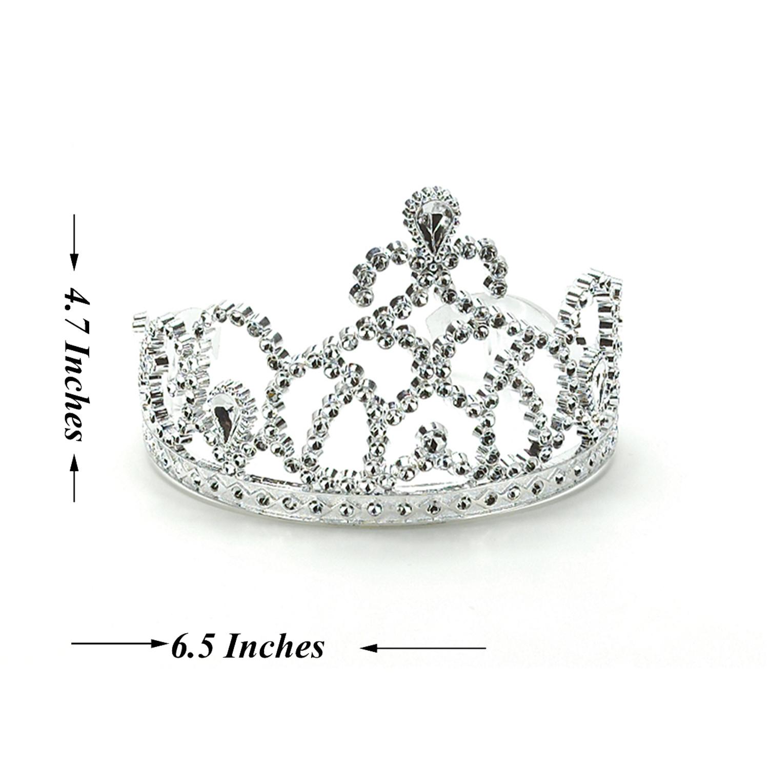 SILVER PLAIN TIARA 01