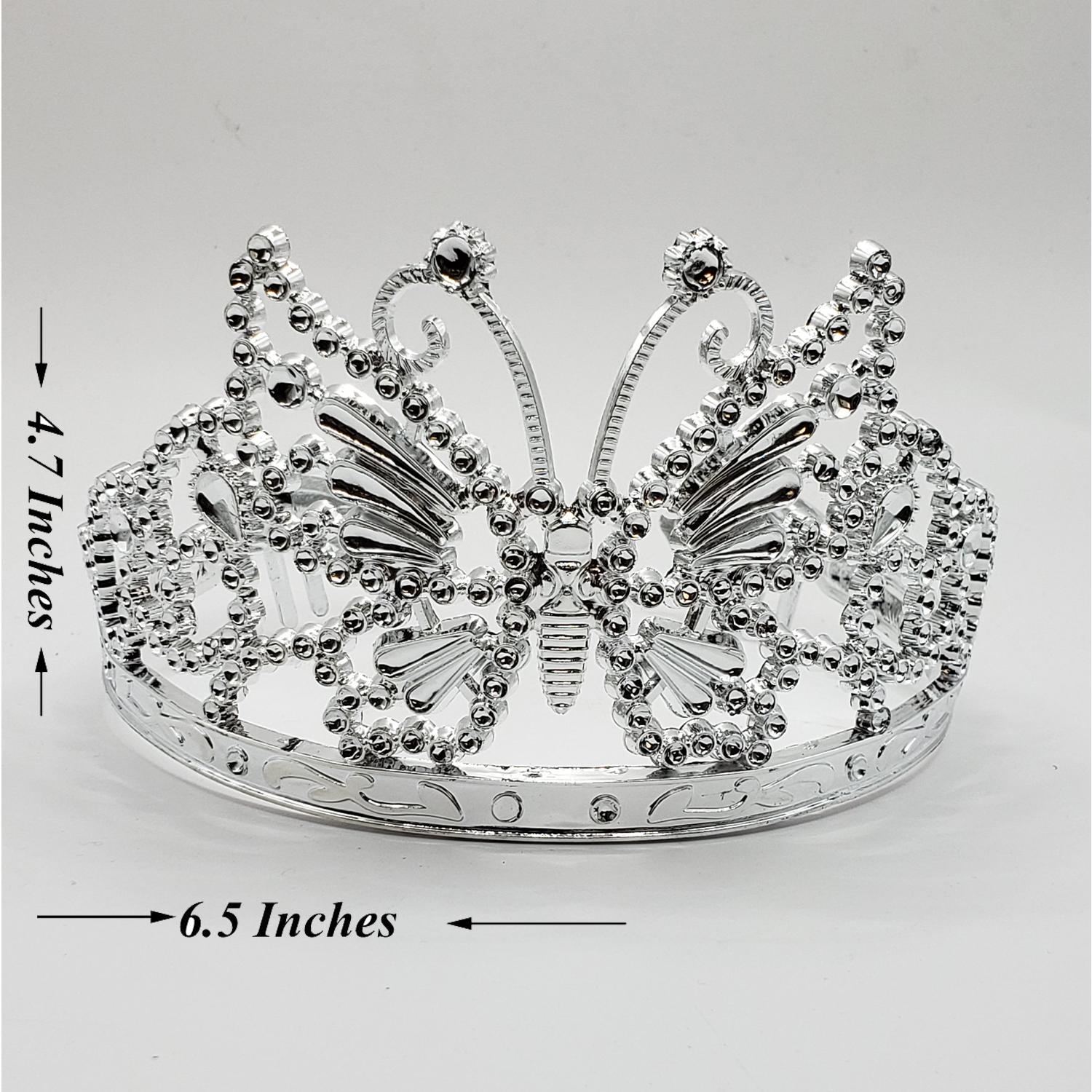 SILVER PLAIN TIARA 02