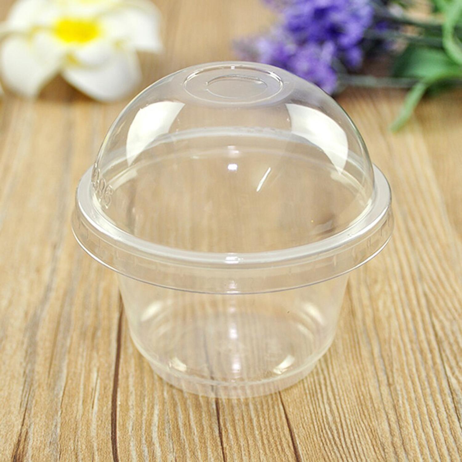 SINGLE CUP CLEAR PLASTIC CUPCAKE PLASTIC HOLDER