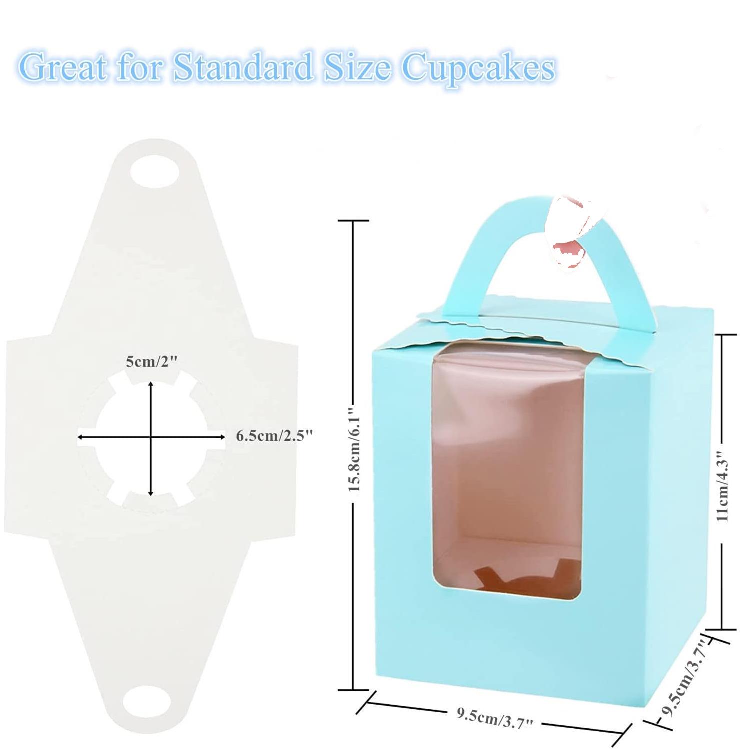 SKY BLUE CUPCAKE BOX