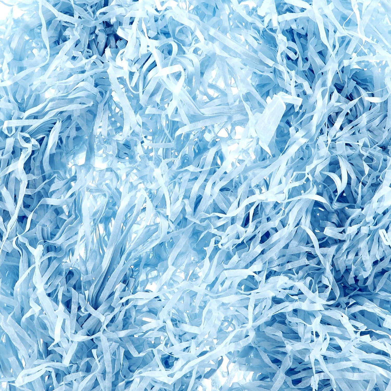 SKY BLUE SHREDDED PAPER