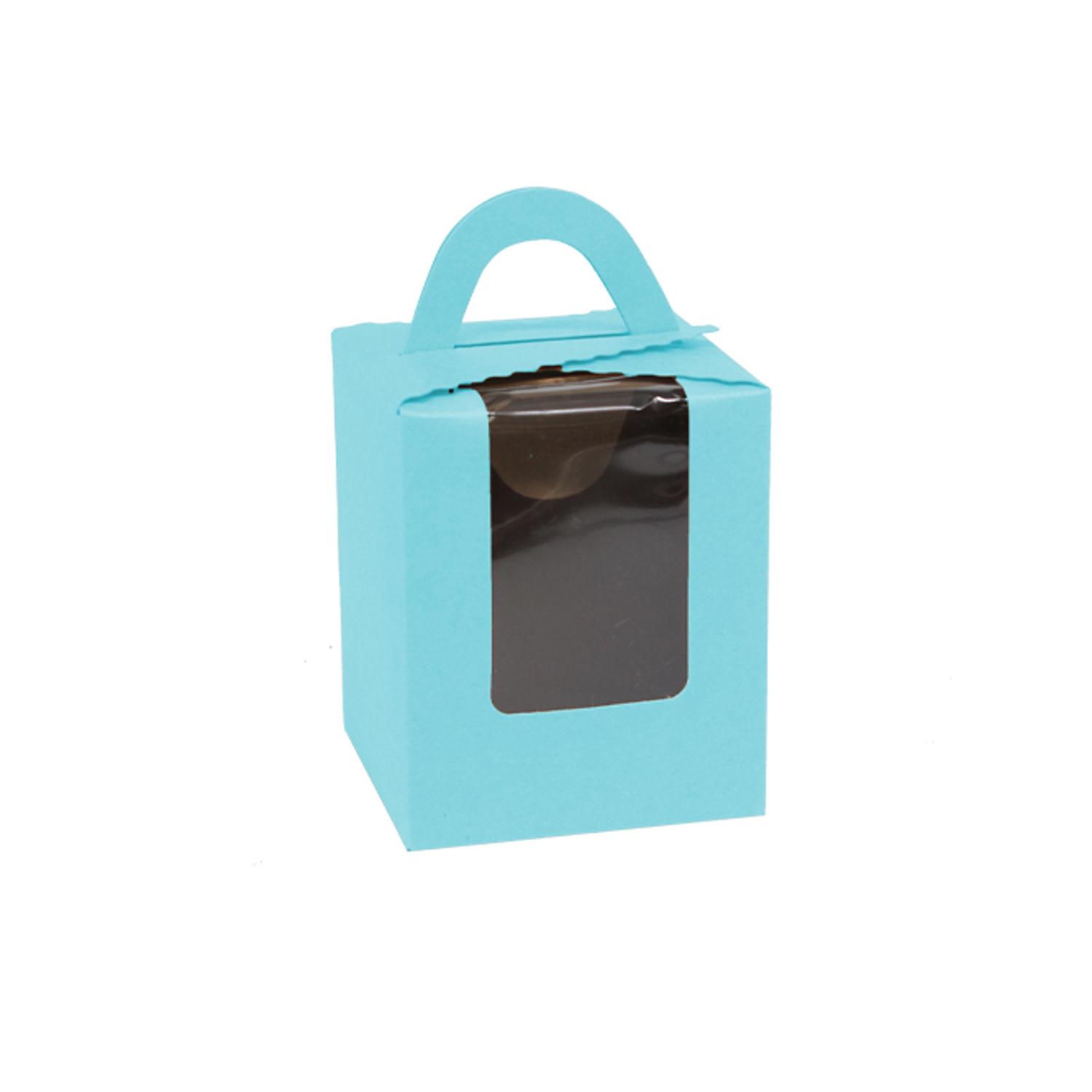 SKY BLUE CUPCAKE BOX