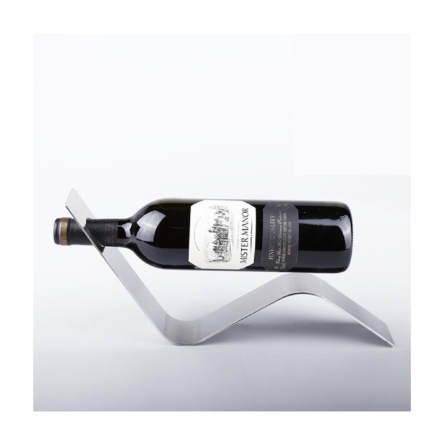 STAINLESS STEEL S SHAPED WINE HOLDER