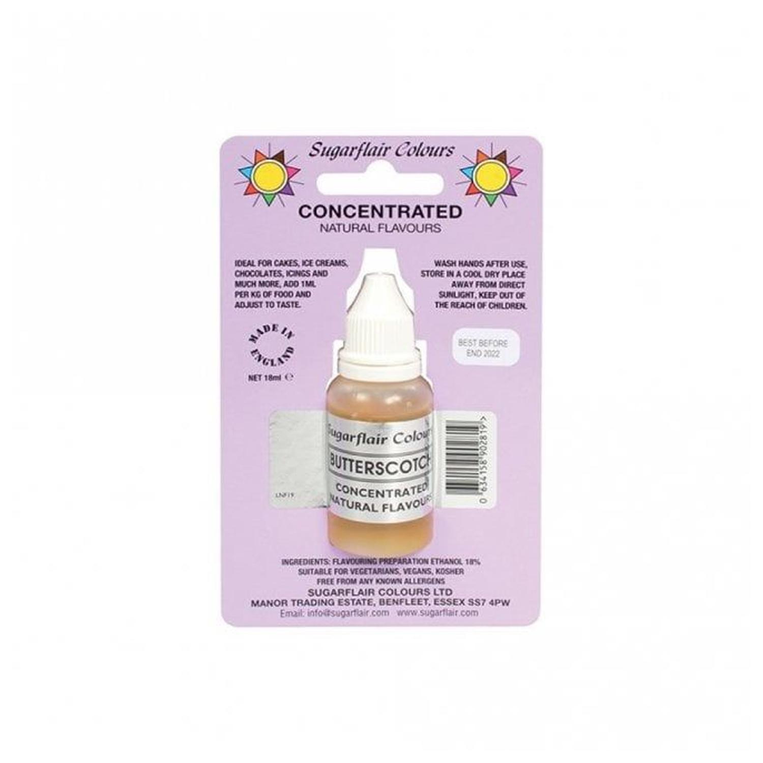 SUGARFLAIR BUTTERSCOTCH NATURAL FLAVOR 18G