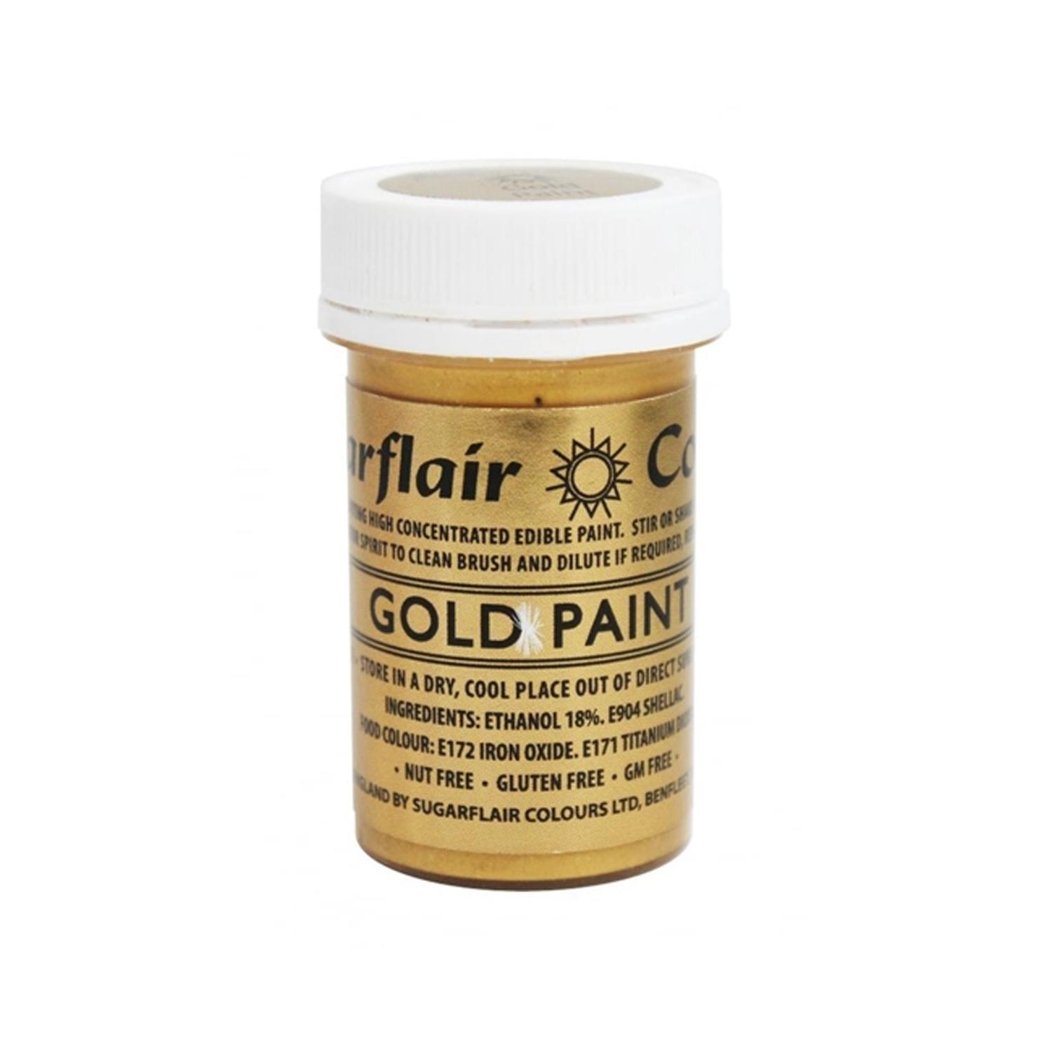 SUGARFLAIR EDIBLE GOLD MATT PAINT