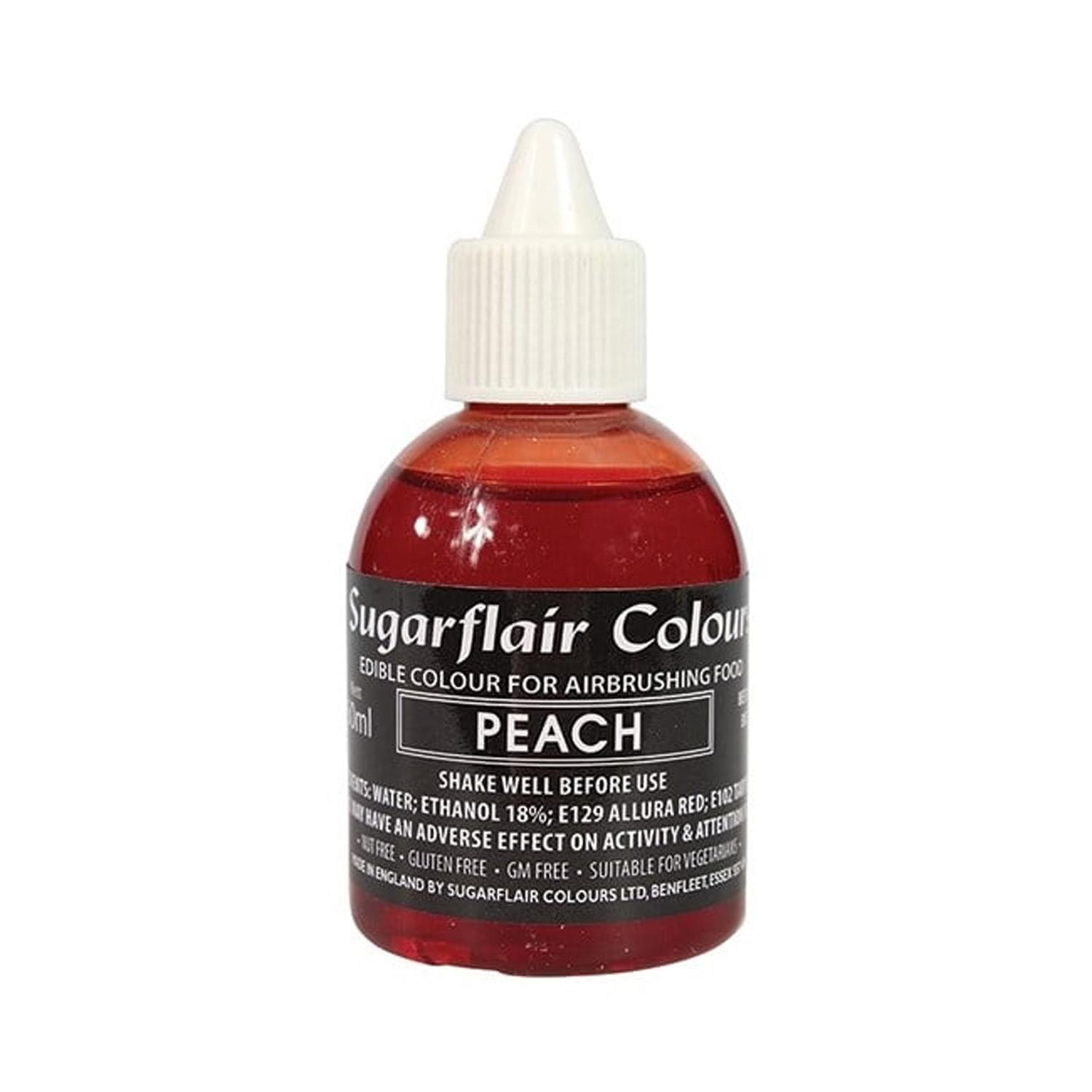 SUGARFLAIR PEACH AIRBRUSH COLOUR 60MLS