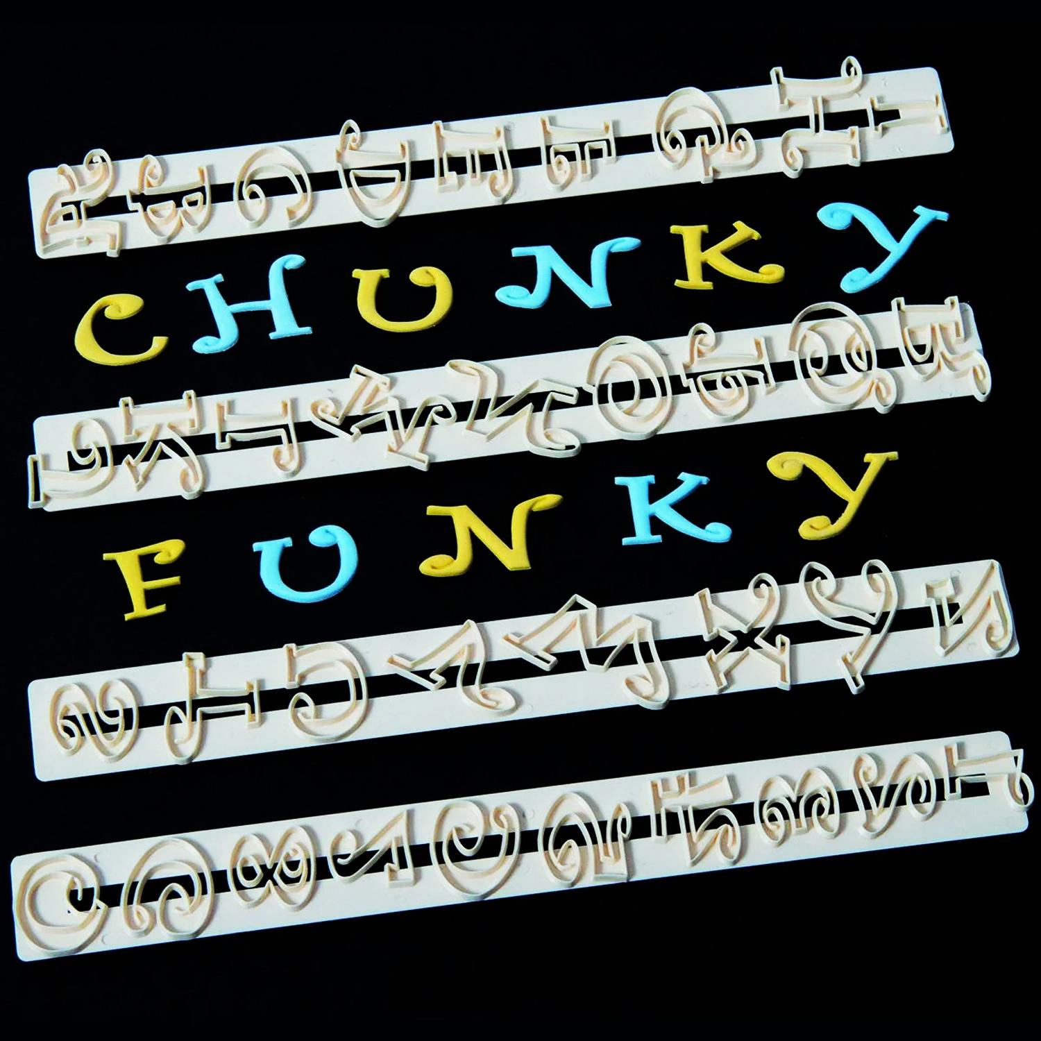TAPPIT ALPHABET AND NUMBERS CUTTER SET