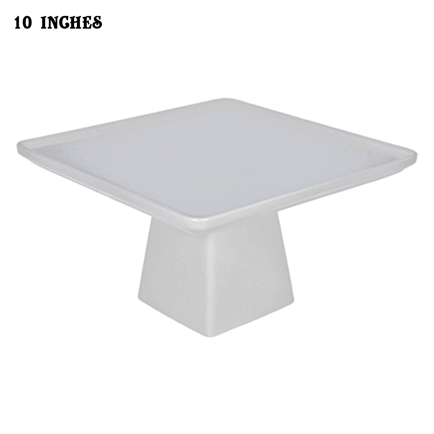 TICKLE SQUARE CAKE STAND 10 INCHES