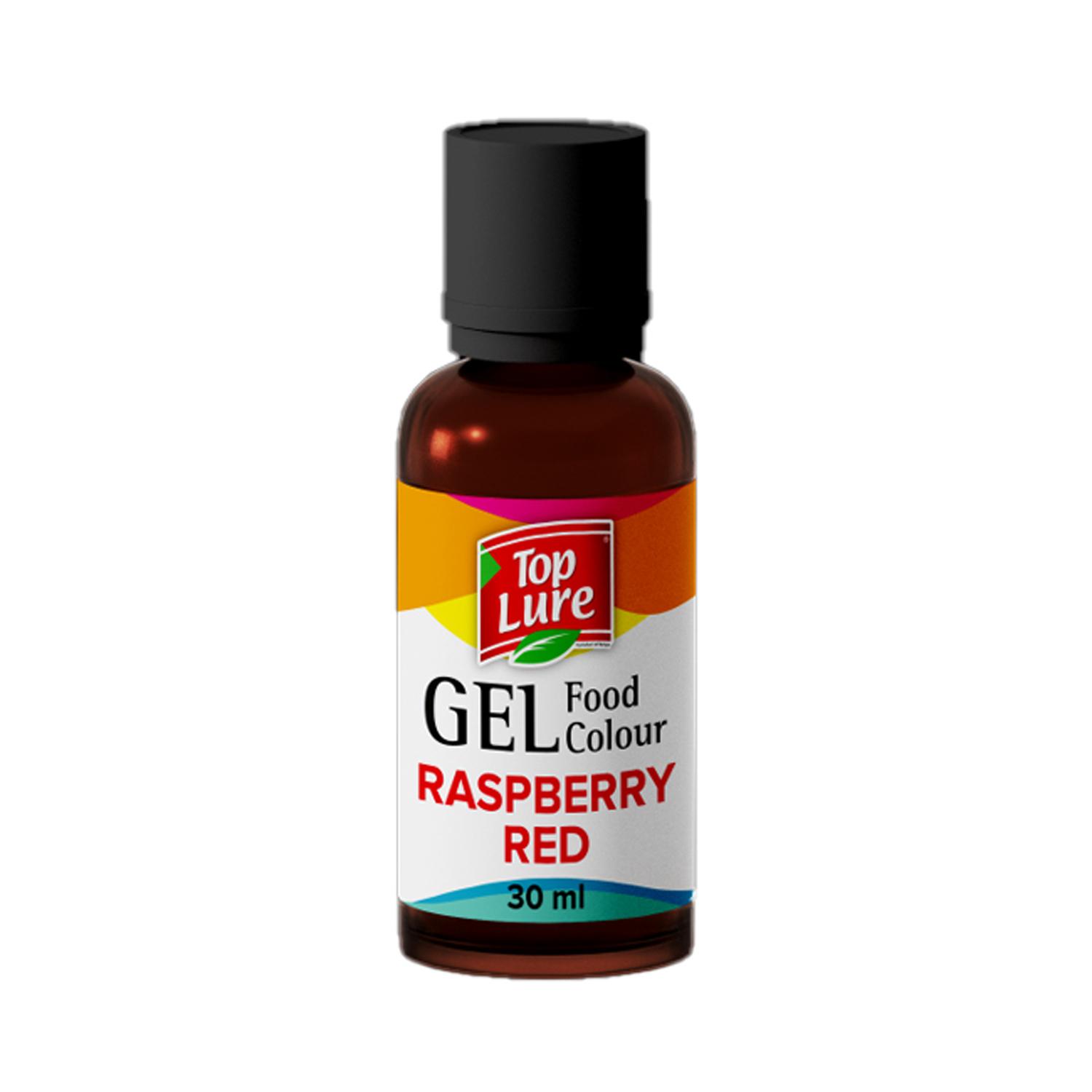 TOPLURE GEL FOOD COLOUR RASBERRY 30GM