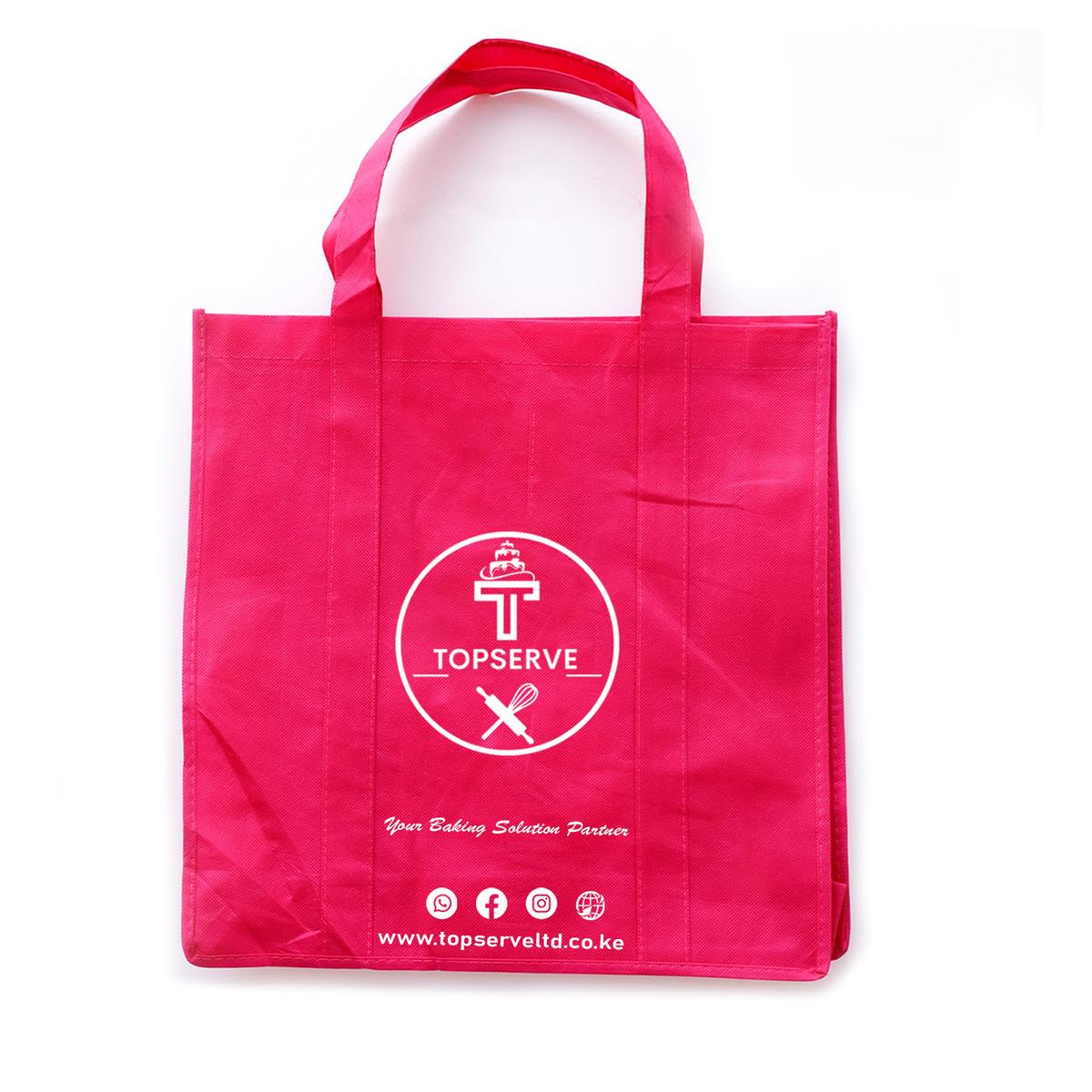 TOPSERVE NON-WOVEN BAG MEDIUM Kimathi Branch Topserve Baking Kenya