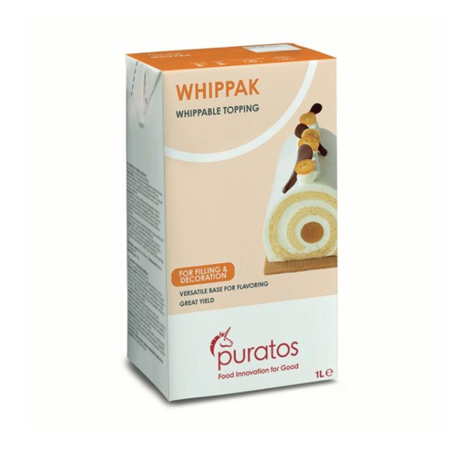 WHIPPING CREAM PURATOS WHIPPAK 1LITRE