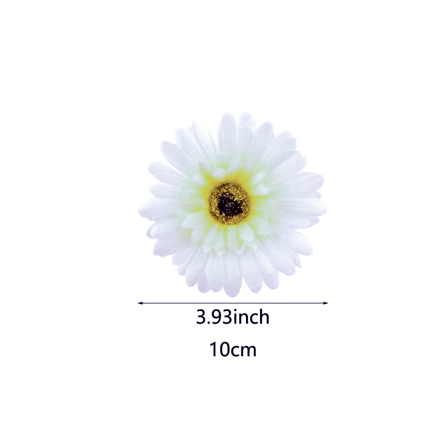 WHITE DAISY ARTIFICIAL FLOWER 10CM