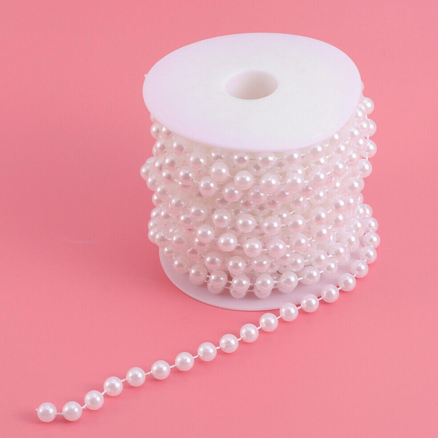 WHITE PEARL RIBBON ROLL (11 Metres)