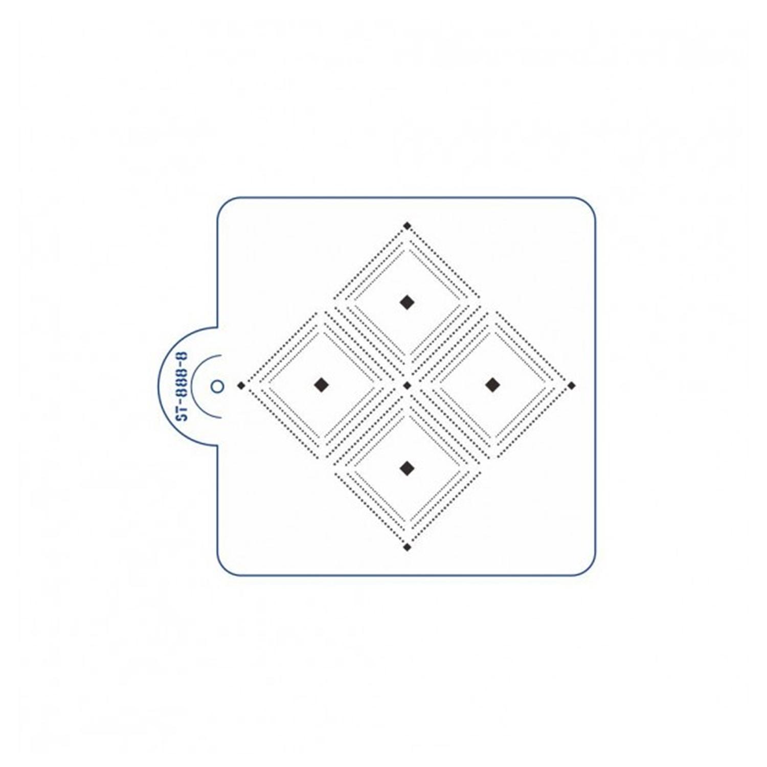 WS06 LATTICE WALL STENCIL
