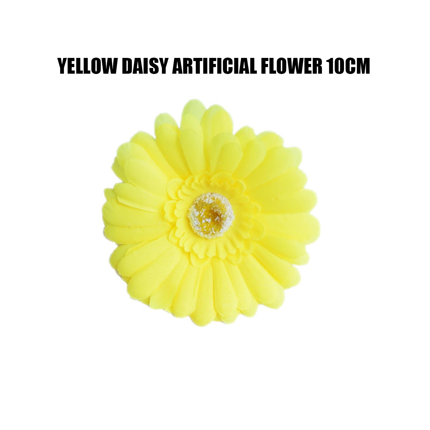 YELLOW DAISY ARTIFICIAL FLOWER 10CM