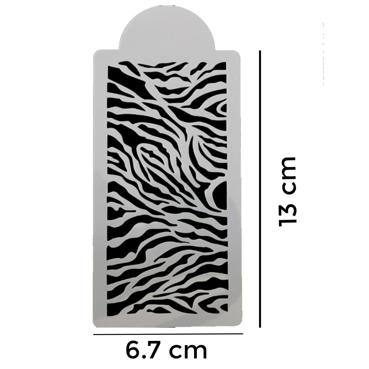 ZEBRA PRINTS CAKE STENCIL