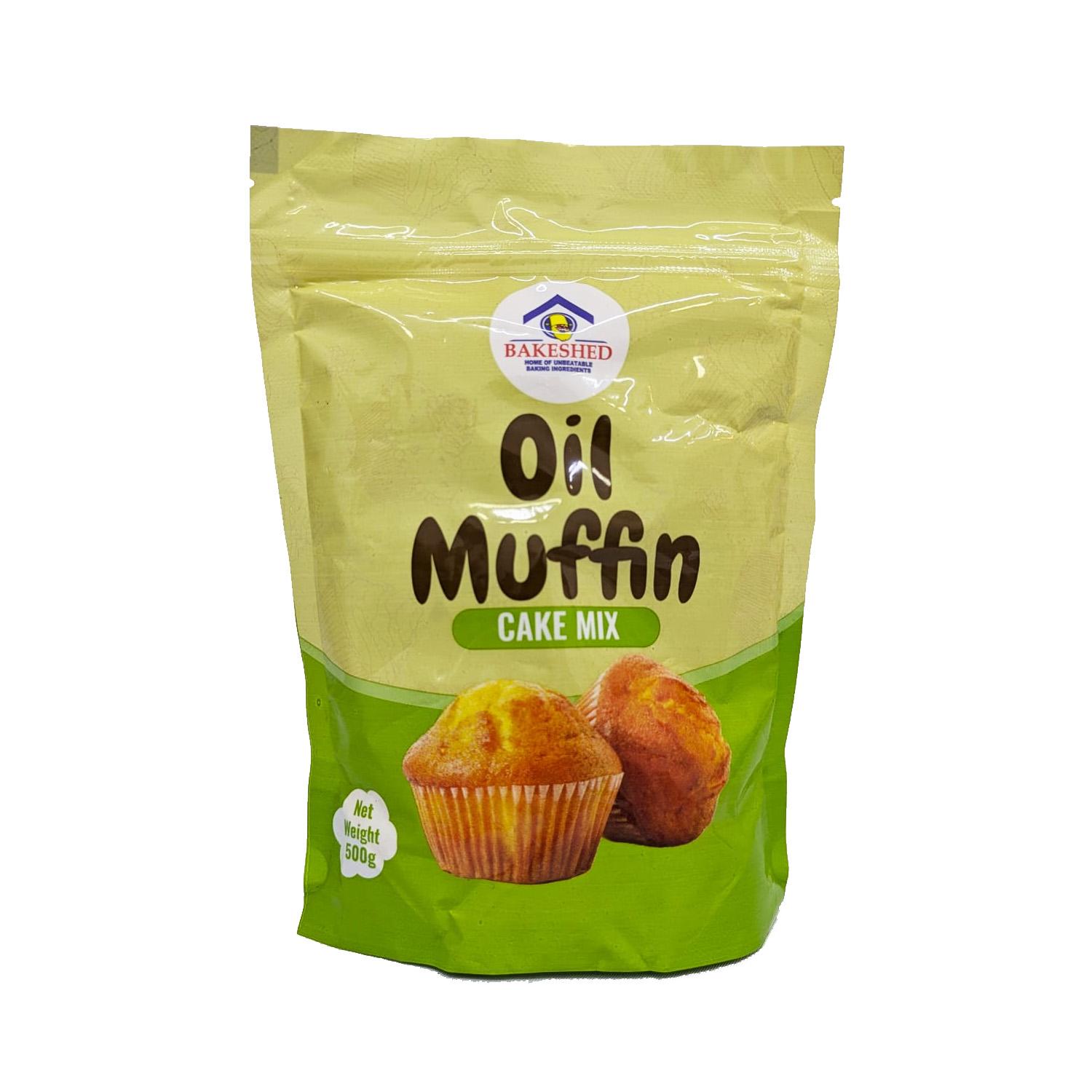 BAKESHED OIL MUFFIN CAKE VANILLA 500GM