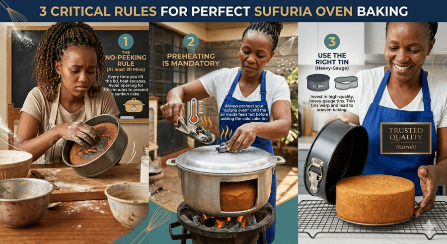 The “Sufuria Oven”: How to Bake Like a Pro Without an Oven