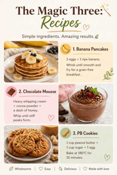 3-Ingredient Desserts You Can Make Today