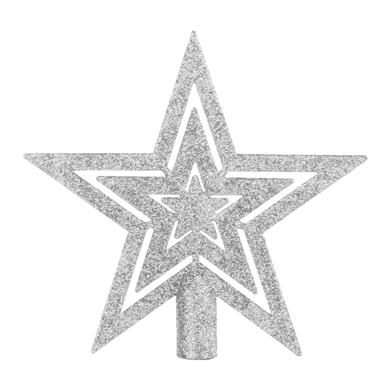 7'' SILVER CHRISTMAS TREE STAR