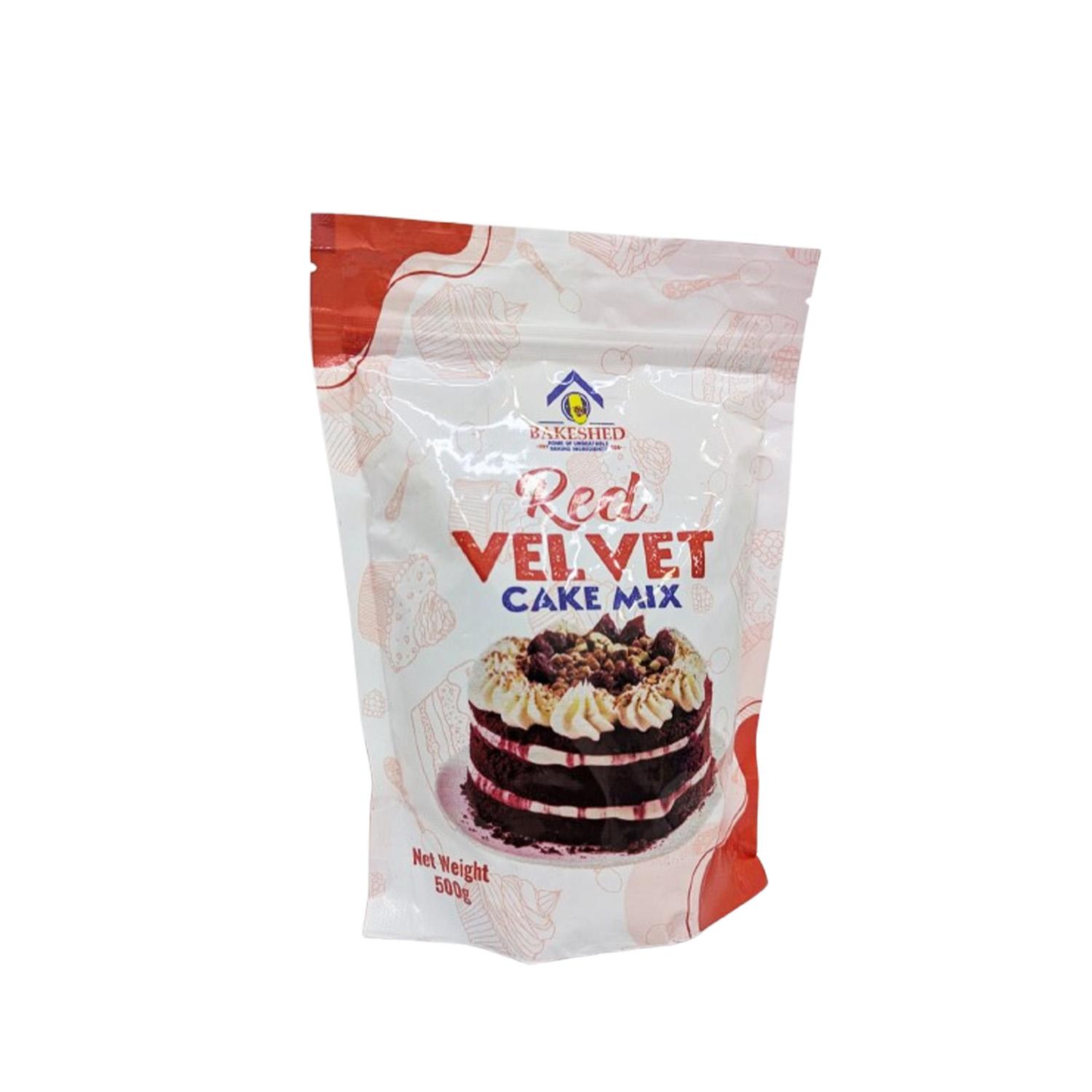 BAKESHED RED VELVET CAKE MIX 500GM