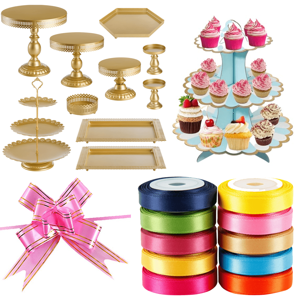 Cake Stands &amp; Ribbons