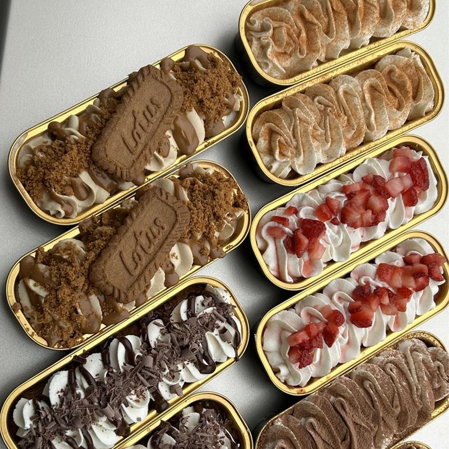 GOLD FOIL TIN ALUMINIUM PUNNET BAKING TIN